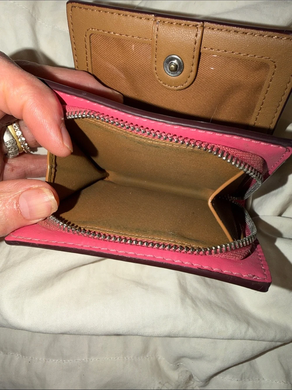 Coach compact wallet